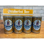 Vintage 1970s Oktoberfest Molson's Beer Push Button Beer Cans (7) + Original Box