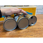 Vintage 1970s Oktoberfest Molson's Beer Push Button Beer Cans (7) + Original Box