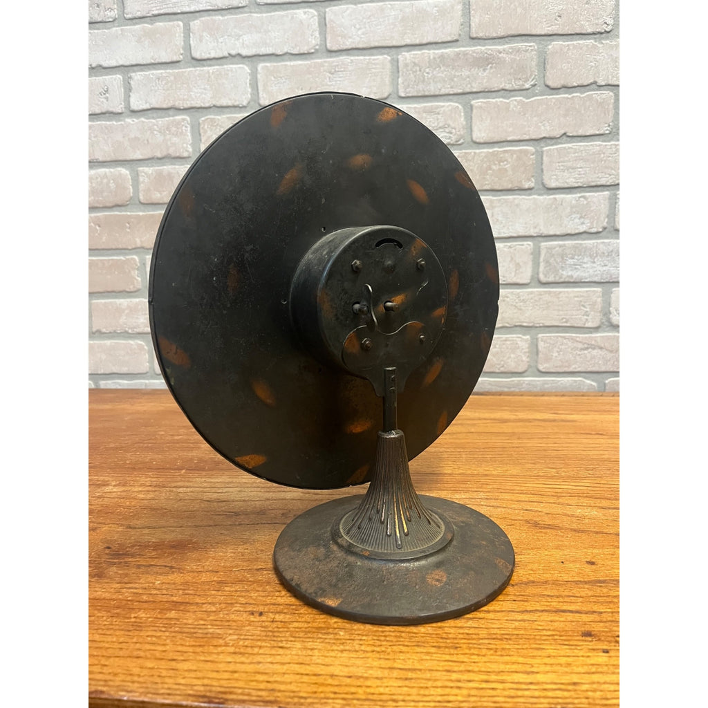 Antique 1920s One Hand Clock Co. Timepiece Warren PA Cast Iron Base