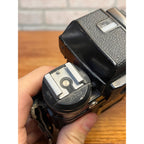 Vintage 1974 Nikon F2 35mm SLR Camera Black Body DE-1 Prism Japan 7464667