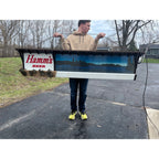 Vintage Hamm's Beer LARGE Lighted Sign 77" Lake Scene Cooler Bar Advertising Sign