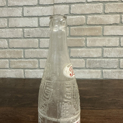 Vintage 1950s Pepsi Cola Richmond VA White Red Soda Pop Bottle ACL 12oz