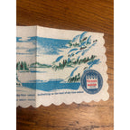 Vintage 1965 Hamm's Beer Advertising Bar Napkin 100 Years 1865-1965 Blue Skies