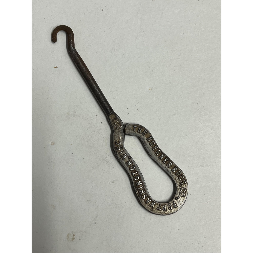 Vintage Boerner Bros Shoe Store Button Hook Advertising Port Washington Wis WI
