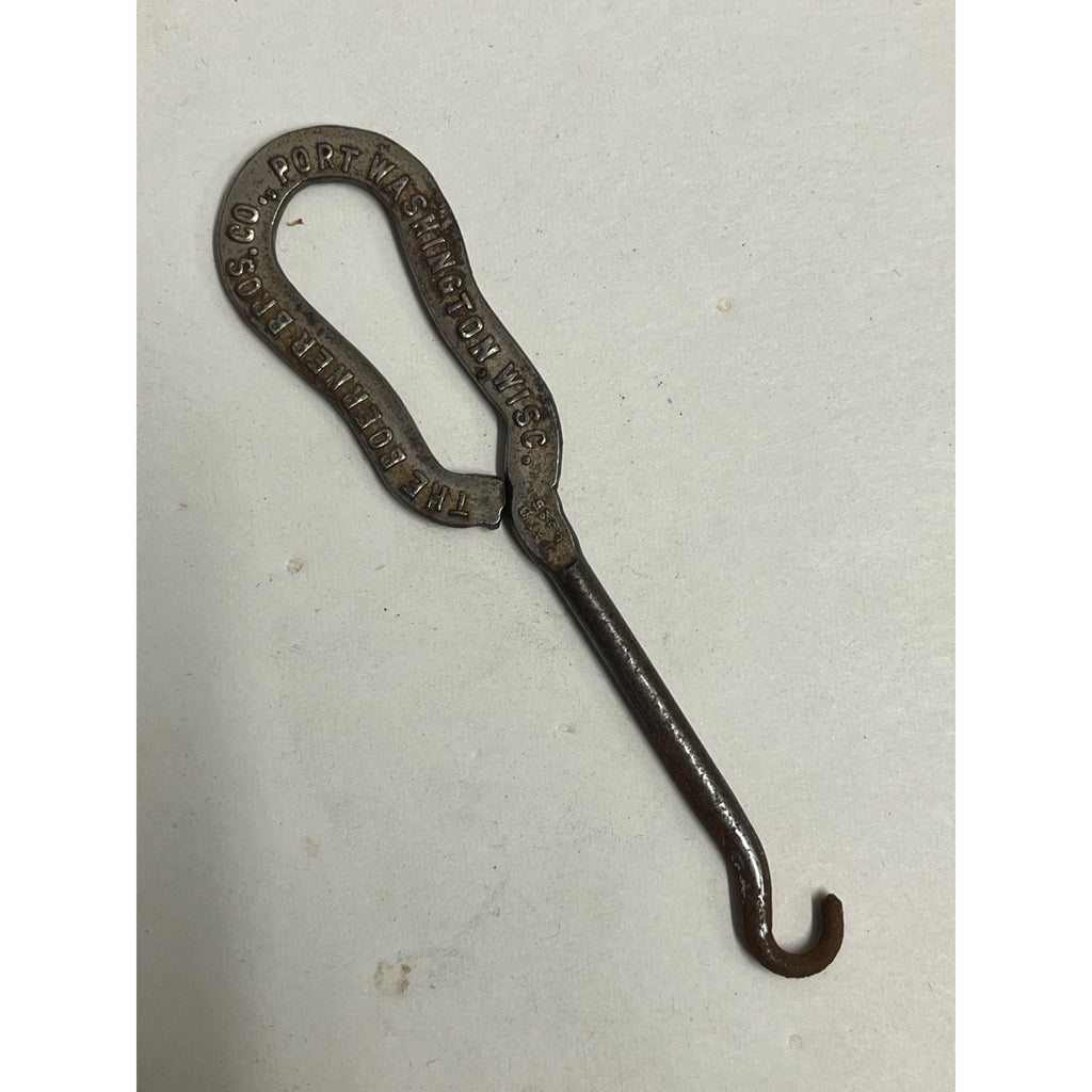 Vintage Boerner Bros Shoe Store Button Hook Advertising Port Washington Wis WI