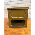 Antique 1900s Advertising Brass Cookie Box Store Display Robert A Johnston Co Milwaukee WI
