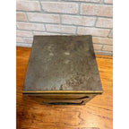 Antique 1900s Advertising Brass Cookie Box Store Display Robert A Johnston Co Milwaukee WI