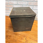 Antique 1900s Advertising Brass Cookie Box Store Display Robert A Johnston Co Milwaukee WI