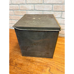 Antique 1900s Advertising Brass Cookie Box Store Display Robert A Johnston Co Milwaukee WI