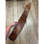 Vintage Motorycle Harley Davidson Leather Kidney Belt Back Support 1950's 1960's
