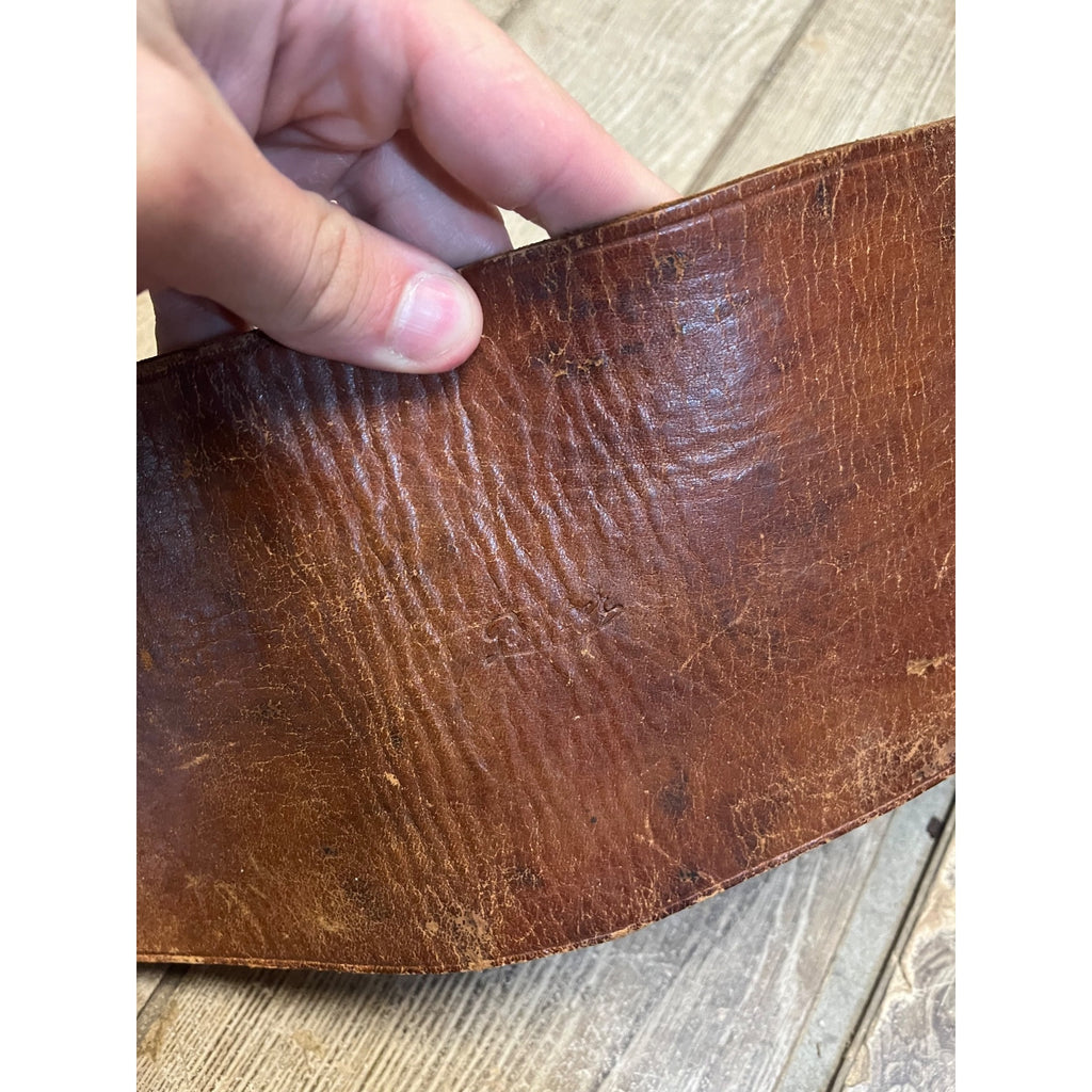 Vintage Motorycle Harley Davidson Leather Kidney Belt Back Support 1950's 1960's