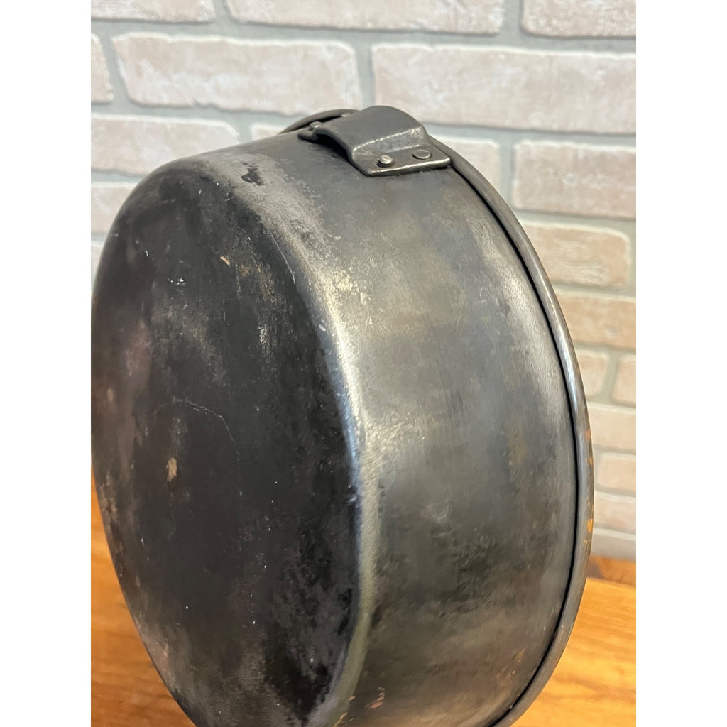 RARE Antique 1879 Chicken Fryer Camping Steel Frying Skillet Hodges Patent