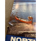 RARE Original 1950s Vintage Northwest Orient Airlines Pacific Northwest USA Travel