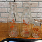 Vintage Fond du Lac Wis Winnebago Dairy Farm Collection Tray Bottles Pencil
