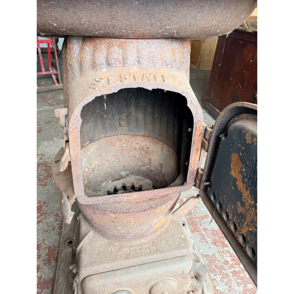 Antique Caboose Stove Railroad Train Smoke Consumer Estate 240 Union Pacific