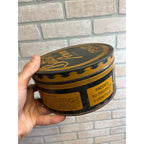 Vintage Betty Ann Polish Mop Advertising Canister Lithograph Metal Tin Can