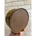 Vintage Betty Ann Polish Mop Advertising Canister Lithograph Metal Tin Can