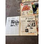 Vintage Collier's Magazine Lot of 16 1930s-1950s Cover Art Advertising Ephemera