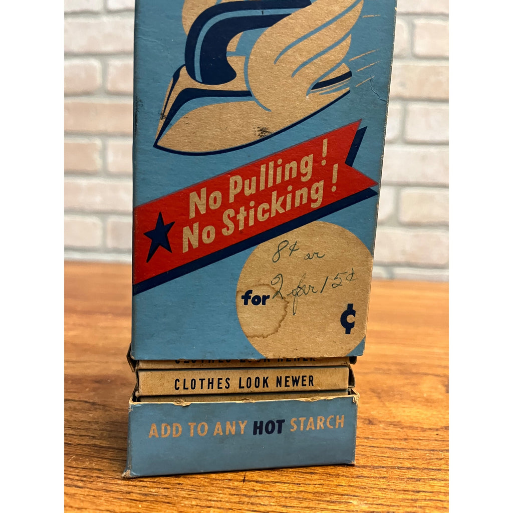 Vintage Satina Starch Iron Additive Store Display Advertising + 15 NOS Boxes