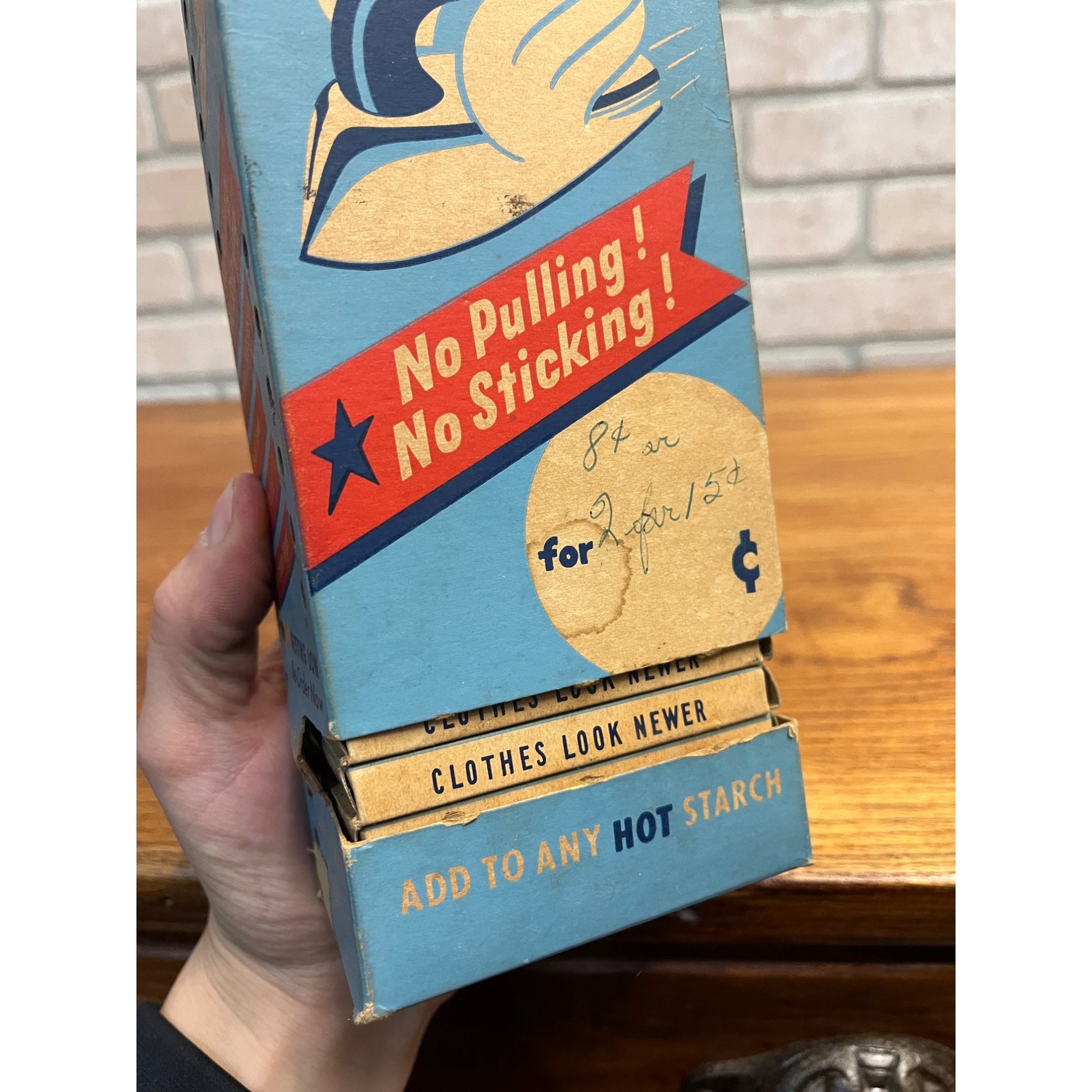 Vintage Satina Starch Iron Additive Store Display Advertising + 15 NOS Boxes