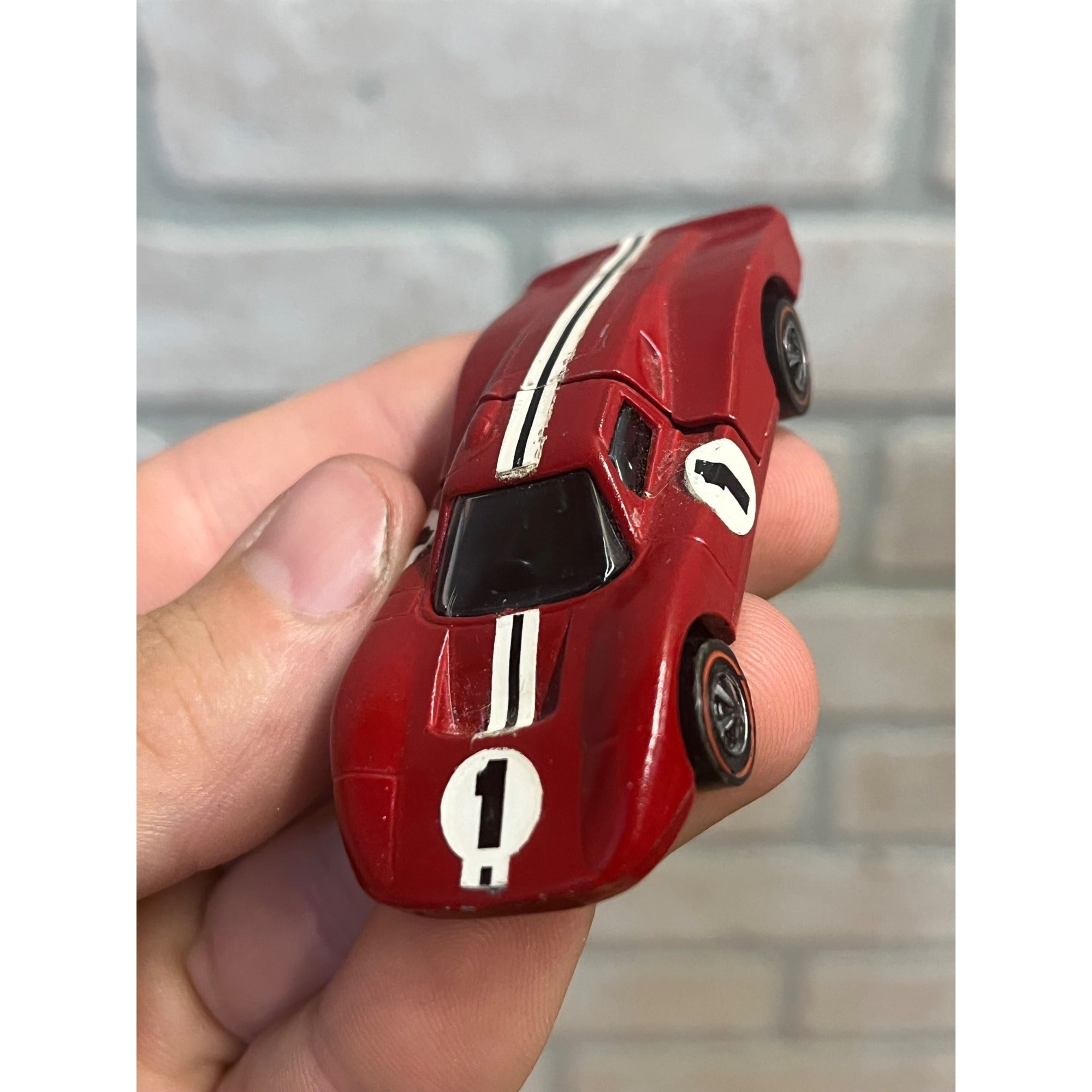 Vintage Hot Wheels Redline 1968 Ford Mark IV - US -Red Enamel - MINTY