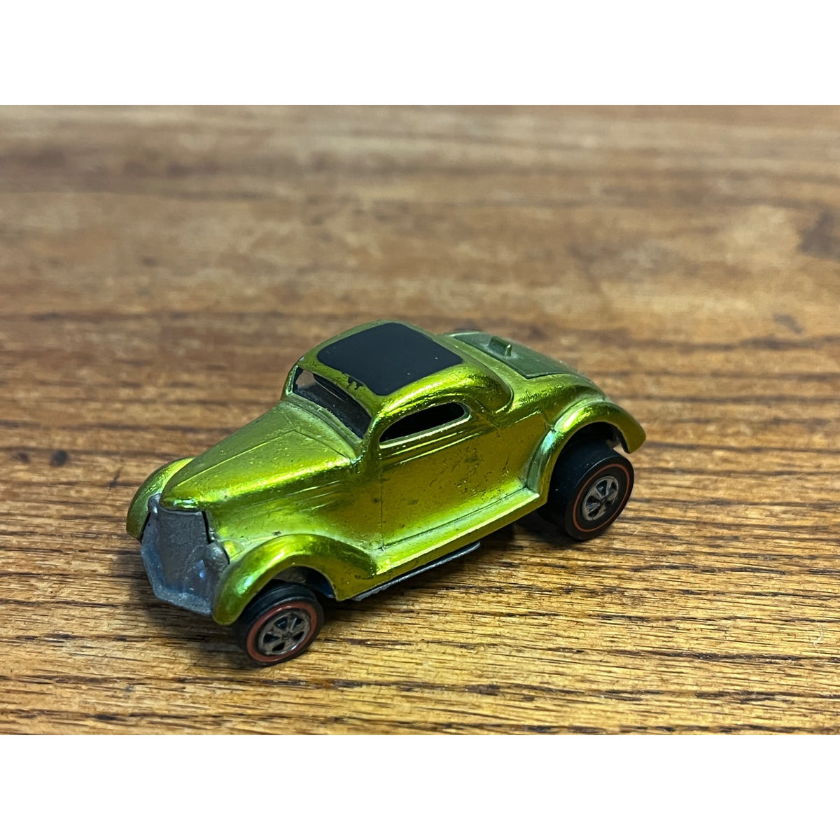 Vintage 1968 Hot Wheels Redline Classic '36 Ford Coupe Lime Green  - CLEAN