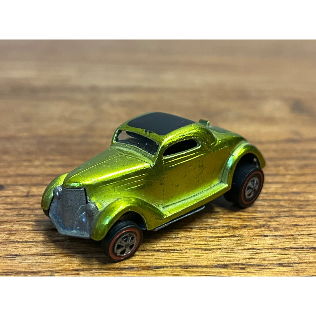 Vintage 1968 Hot Wheels Redline Classic '36 Ford Coupe Lime Green  - CLEAN