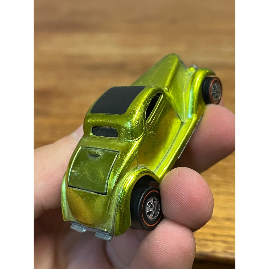 Vintage 1968 Hot Wheels Redline Classic '36 Ford Coupe Lime Green  - CLEAN