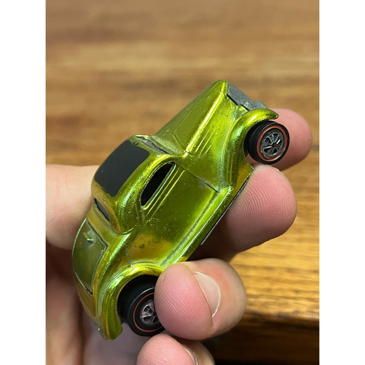 Vintage 1968 Hot Wheels Redline Classic '36 Ford Coupe Lime Green  - CLEAN