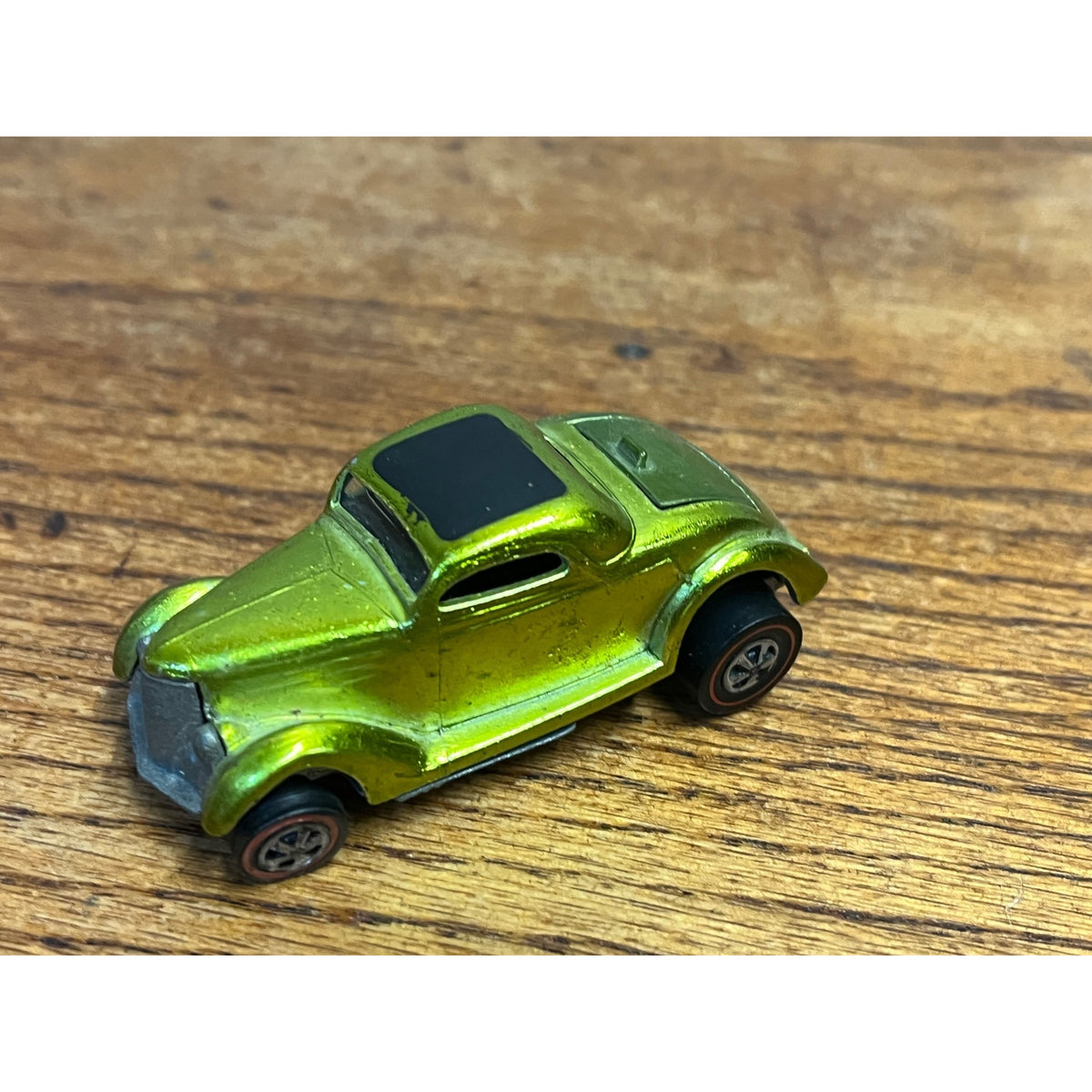 Vintage 1968 Hot Wheels Redline Classic '36 Ford Coupe Lime Green  - CLEAN