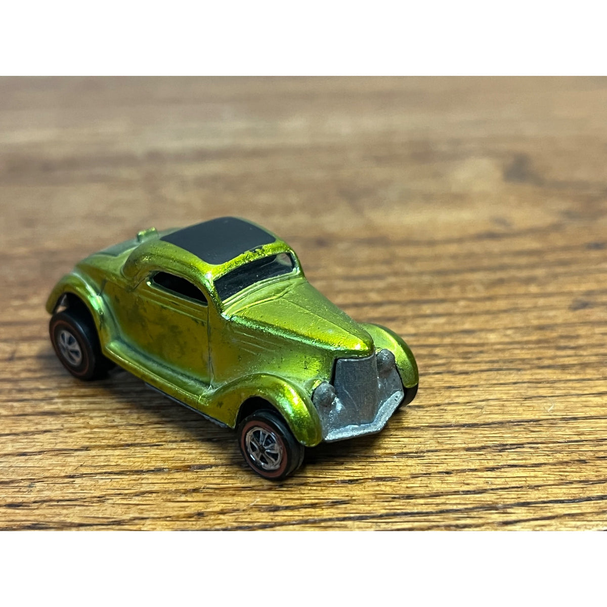 Vintage 1968 Hot Wheels Redline Classic '36 Ford Coupe Lime Green  - CLEAN