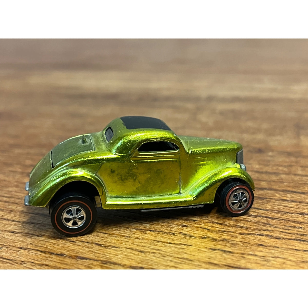Vintage 1968 Hot Wheels Redline Classic '36 Ford Coupe Lime Green  - CLEAN