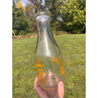 TRPQ Milk Bottle Clover Blossom Dairy Beaver Dam WI  Quart Wis "Hey Mom" Baby