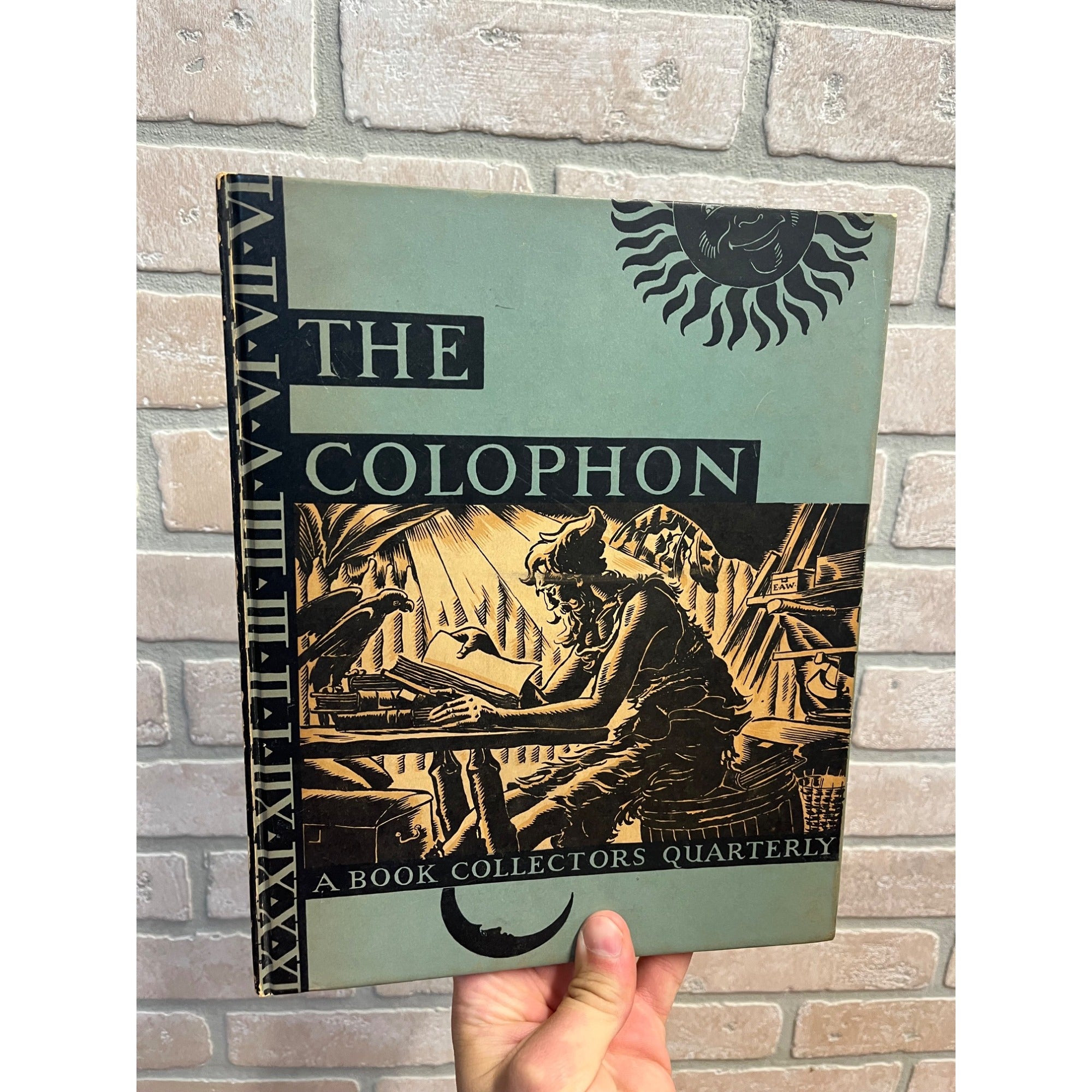 Old THE COLOPHON BOOK COLLECTORS QUARTERLY #9 1932 ORIGIN OF SPECIES DARWIN WORK