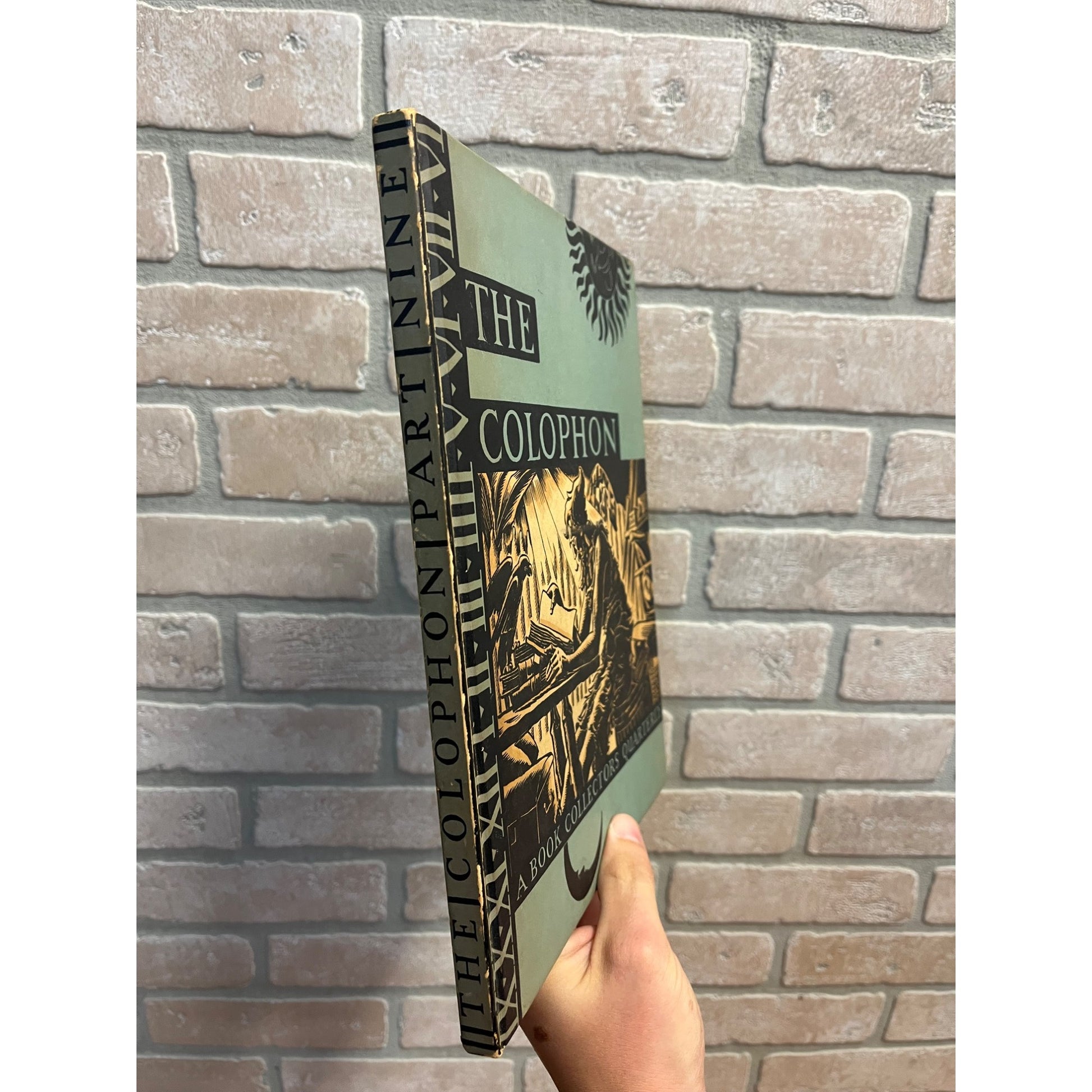 Old THE COLOPHON BOOK COLLECTORS QUARTERLY #9 1932 ORIGIN OF SPECIES DARWIN WORK