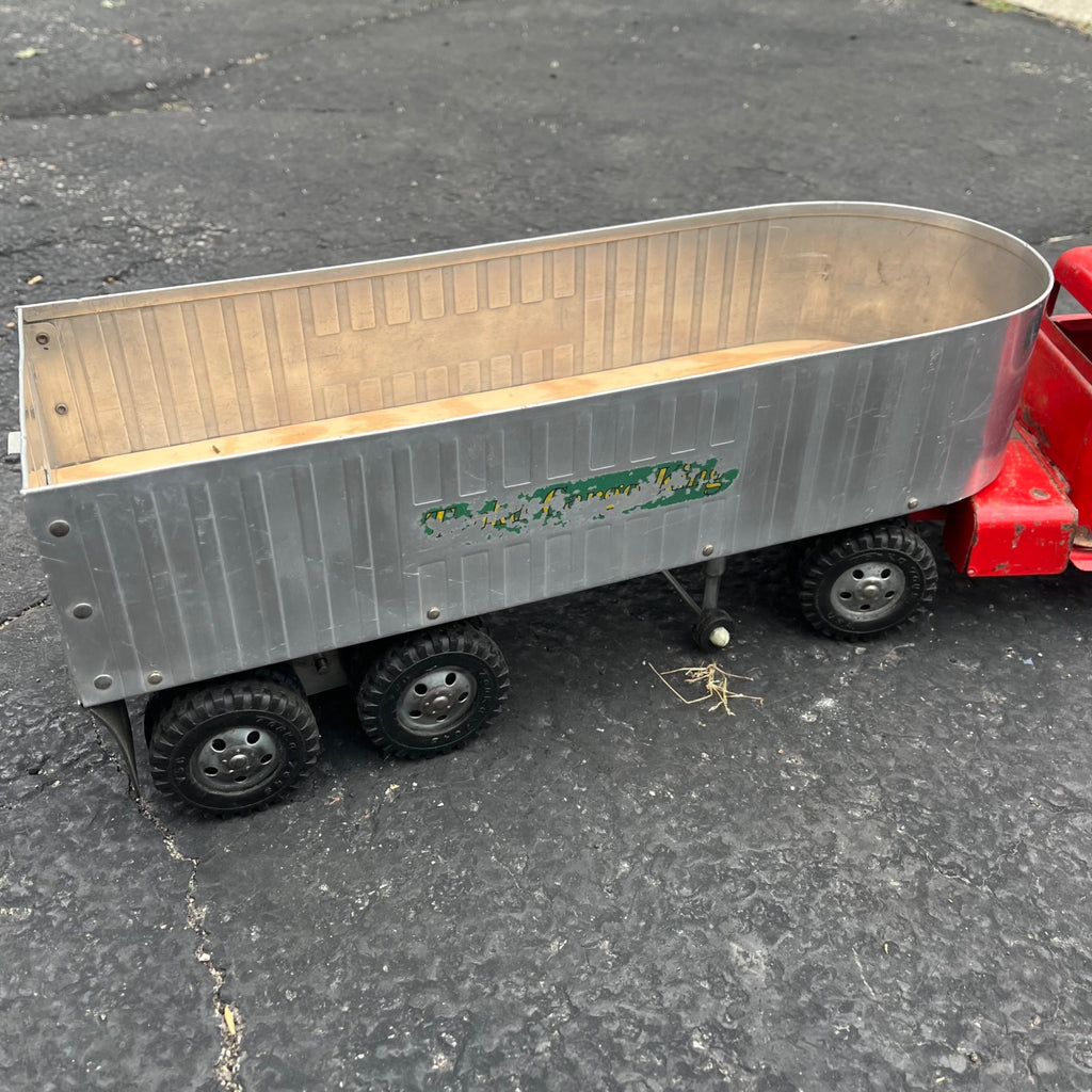 Vintage Tonka Cargo King  Semi Truck Hauler Pressed Steel Toy