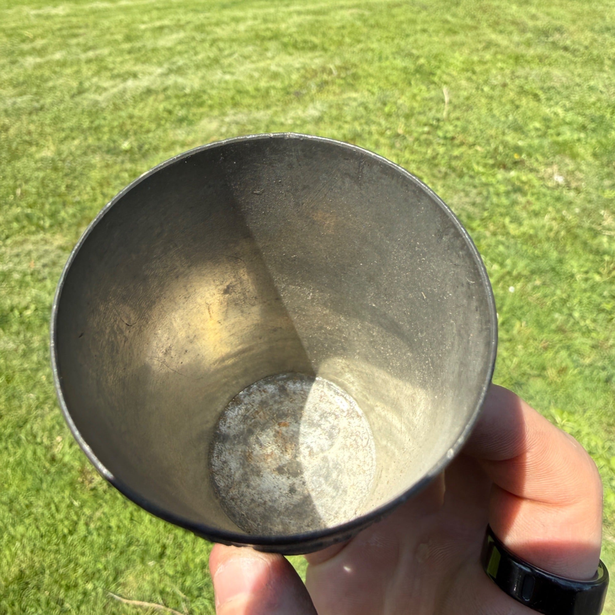 Antique  Vintage Washington DC pewter souvenir cup Germany 1901