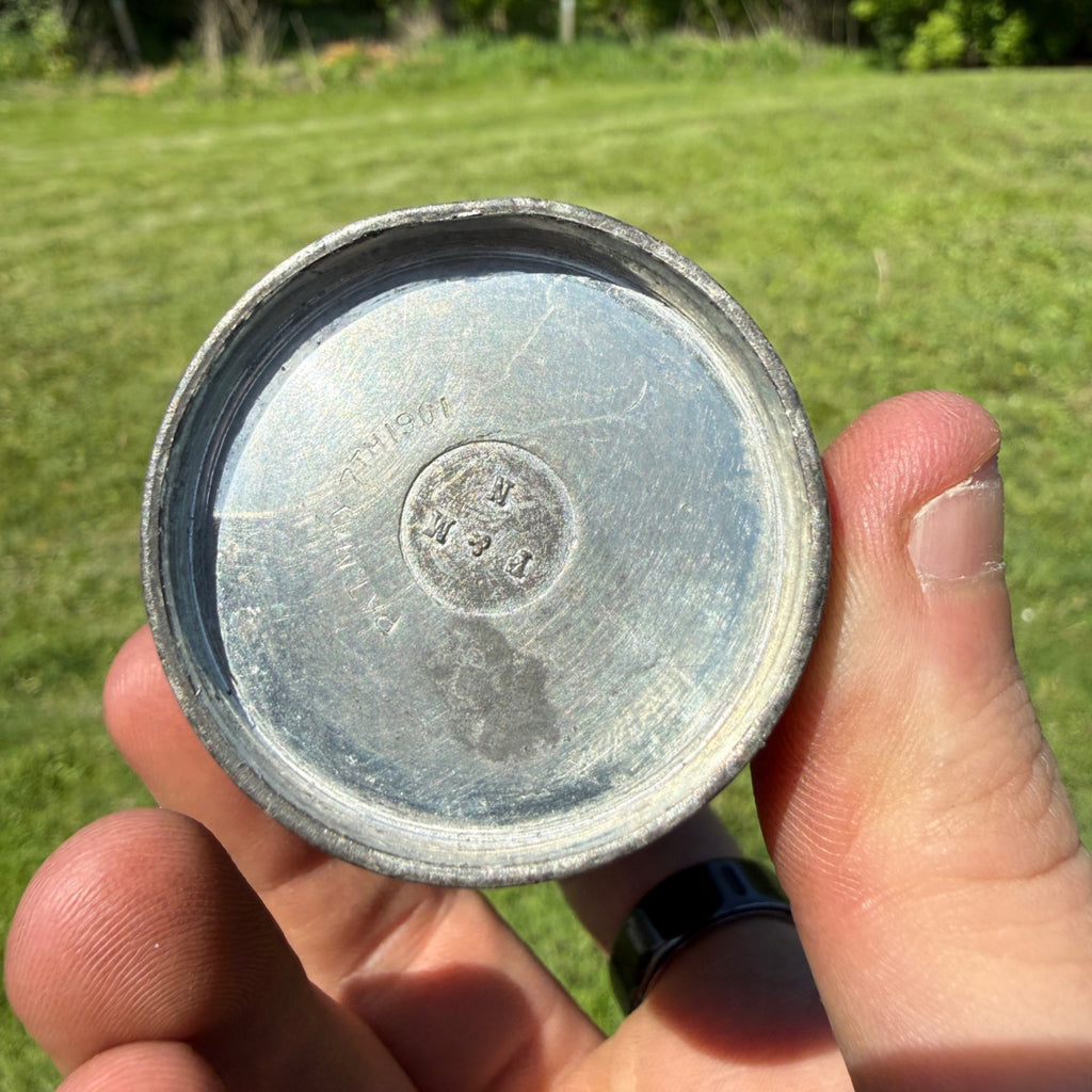 Antique  Vintage Washington DC pewter souvenir cup Germany 1901