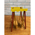 Vintage Strombecker Doll House Furniture Wooden Glider Swing