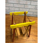 Vintage Strombecker Doll House Furniture Wooden Glider Swing