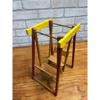 Vintage Strombecker Doll House Furniture Wooden Glider Swing