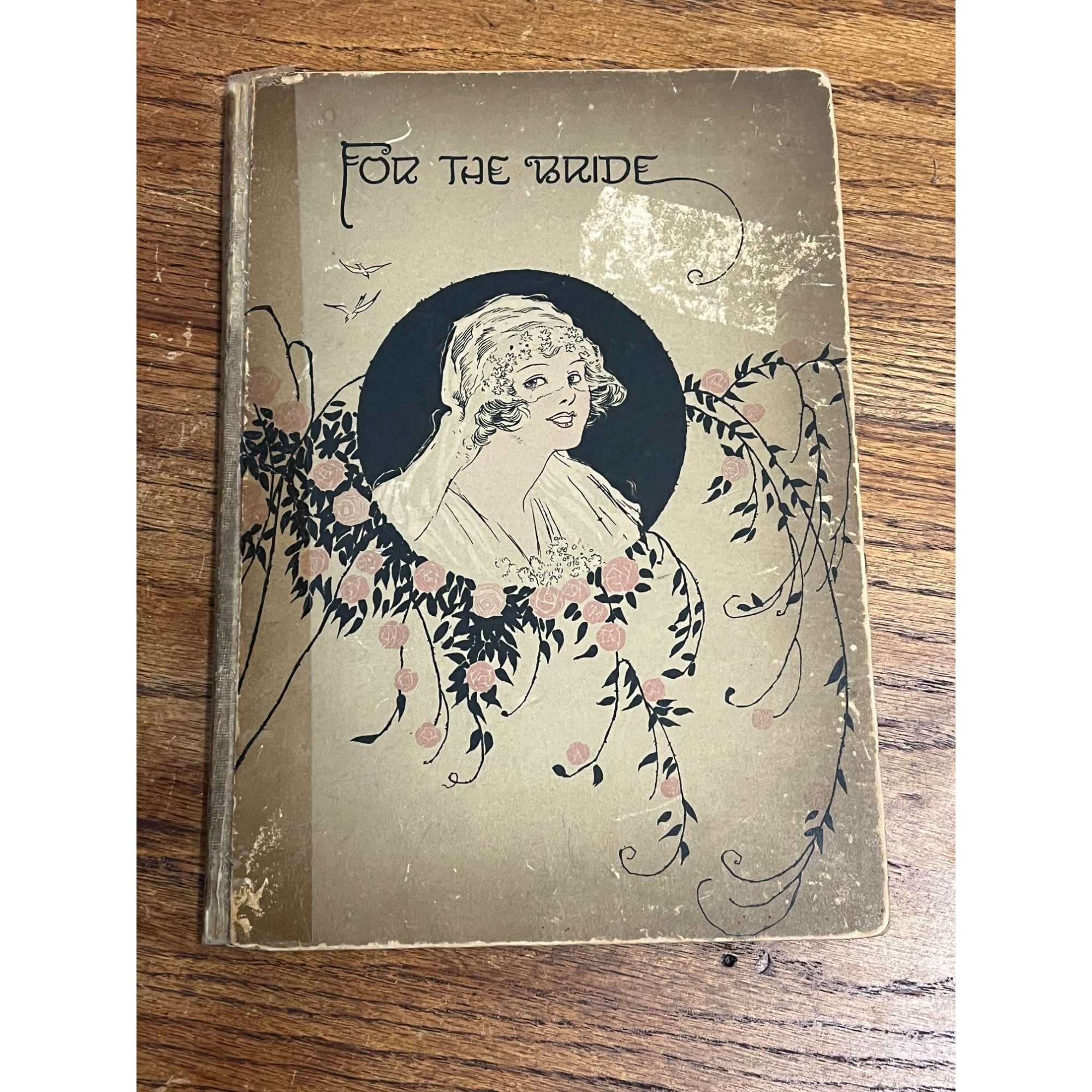 Vintage 1923 FOR THE BRIDE Book Mrs Ida Bailey Allen ART DECO NOUVEAU Flapper