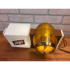 Vintage Schlitz Beer Electric Motion Rotating Lighted Barrel Clock 1965  - Works