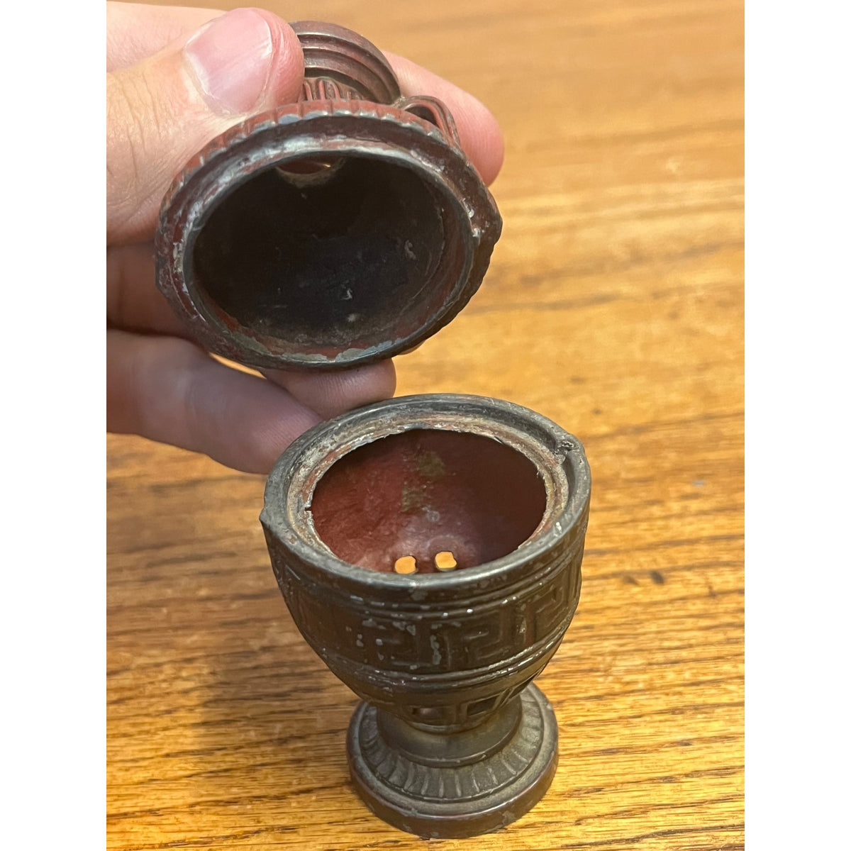 Vintage  1920s Art Deco Vantines 1031 Grecian Urn Incense Burner France Antique