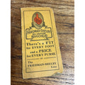 Vintage 1900s Friedman-Shelby Red Goose All Leather Shoes Memo Book Advertising