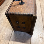 Vintage Western Electric Telephone Ringer Box For Candlestick Phone Oak Wooden