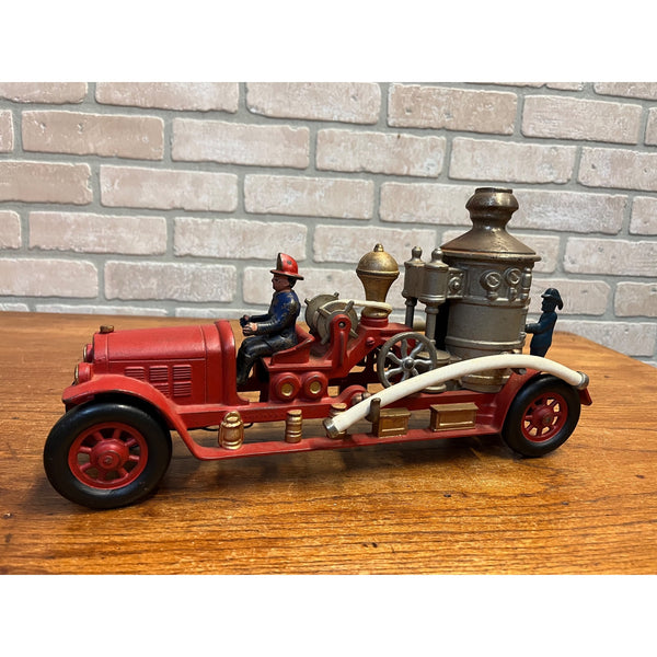 RARE Vintage 1920s Kenton Fire Pumper Truck Cast Iron Toy - Superb Example!
