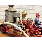 RARE Vintage 1920s Kenton Fire Pumper Truck Cast Iron Toy - Superb Example!