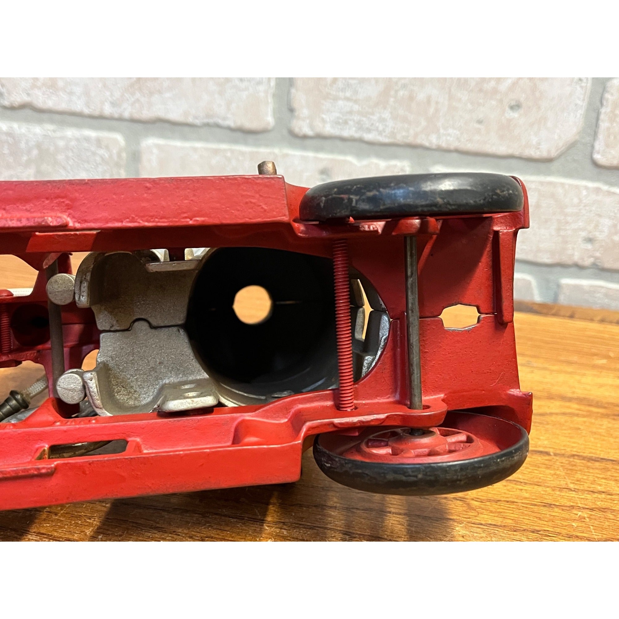 RARE Vintage 1920s Kenton Fire Pumper Truck Cast Iron Toy - Superb Example!