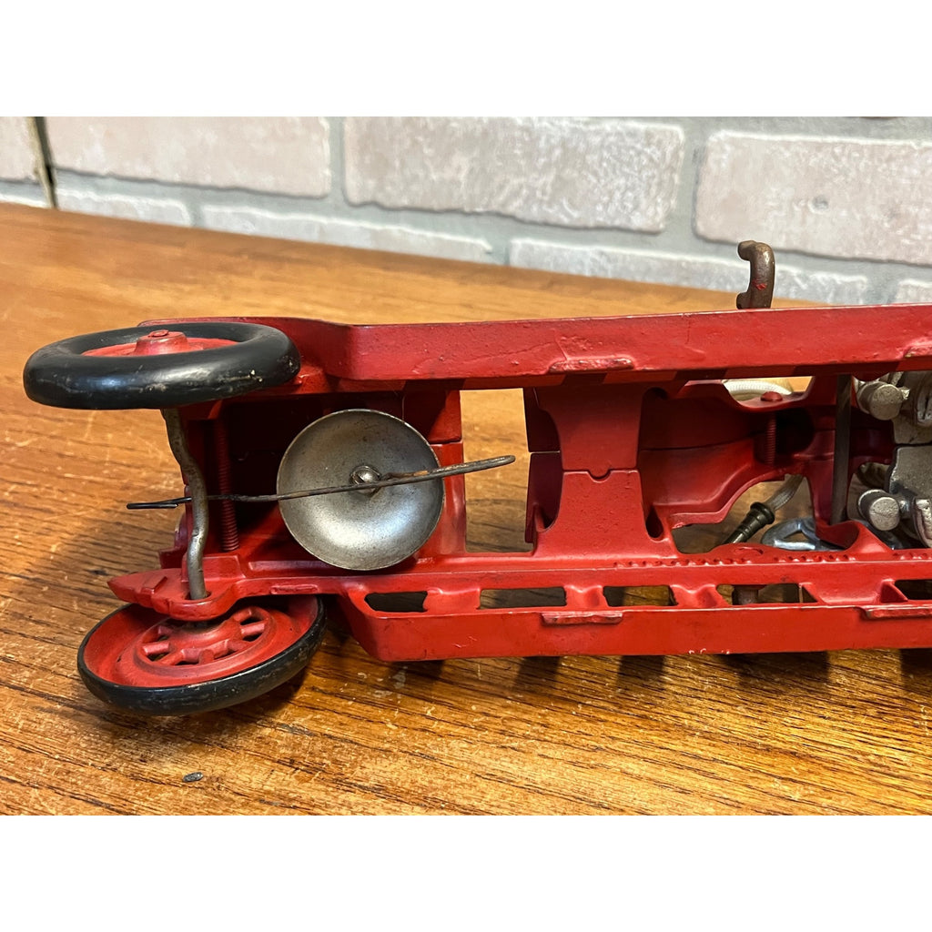 RARE Vintage 1920s Kenton Fire Pumper Truck Cast Iron Toy - Superb Example!